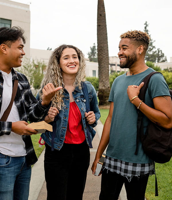 Students in conversation